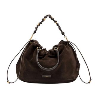Gianni Chiarini Morgana Borsa a Spalla Grande - - Bags - Donna - Marrone - ONE SIZE