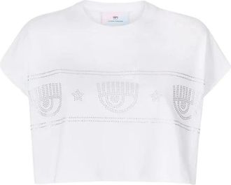 Chiara Ferragni T-shirt - Dames - T-shirts - Wit - L - Tops