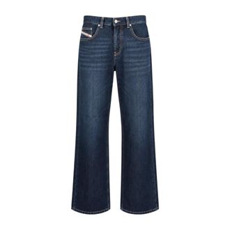 Diesel Heren, Jeans, Blauw, Maat: W34 Katoen