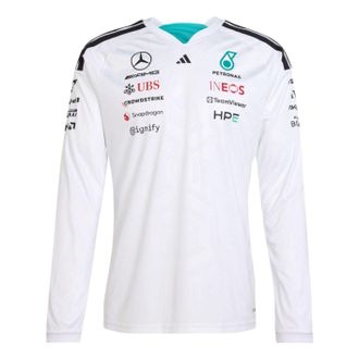 adidas x Mercedes AMG Petronas Formula 1 Longsleeve Team Driver White KF0147