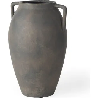 Mercana Kilian Double Ear Vase in Grey at Nordstrom, Size Small