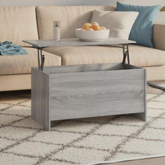vidaXL Mesa De Centro Madera Ingenier&iacute;a Gris Sonoma 102x55,5x52,5 Cm Vidaxl