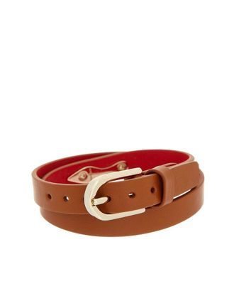 Christian Louboutin Logo Leather Belt