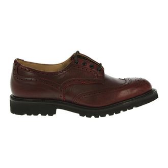 Trickers Stringata - Heren - Veterschoenen - Rood - 41 1/2 EU - Leer - Schoenen