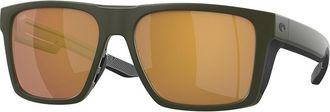 Costa 6S9104 Lido Polarized 910417 Mens Sunglasses Green Size 57