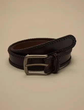 Lucky Brand Braided Edge Belt