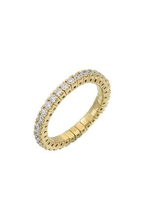Bony Levy Diamond Stretch Ring in 18K Yellow Gold/Diamond at Nordstrom, Size Medium