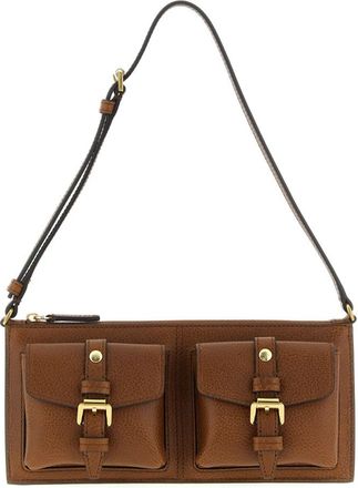 Mulberry Mini Roxanne Schoudertas - Dames - Schoudertassen - Bruin - ONE Size - Leer - Tassen