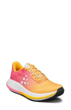 Craft Pacer Low Top Running Shoe in Apricot/Contrast Pink at Nordstrom, Size 6.5