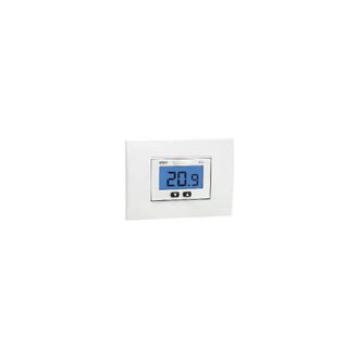 OEM Termostato Elettronico Da Incasso Keob Lcd Misura: Bianco Grigio