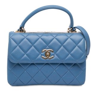 Chanel Coco Top Handle Gequilted Flap Tas