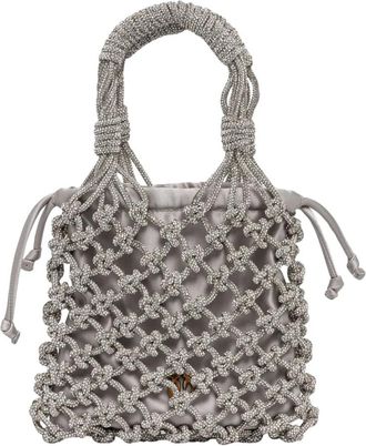 Pinko Mini Crystal 1 Handtas - Dames - Handtassen - Grijs - ONE Size - Polyester - Tassen