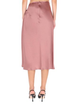 Dries Van Noten Draped Acetate Skirt - Pink