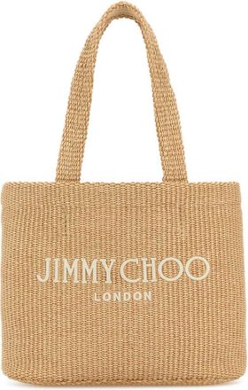 Jimmy Choo London Natural Beach Mini Tote Bag