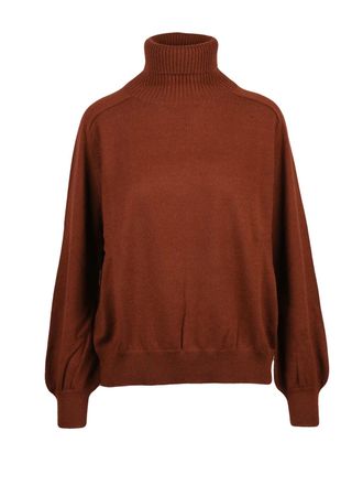 Ballantyne Multicolor Cashmere Turtleneck Sweater with High Ribbed Collar