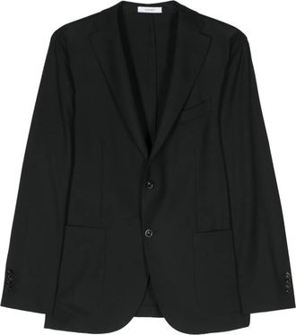 Boglioli Structured Wool Two-Button Blazer