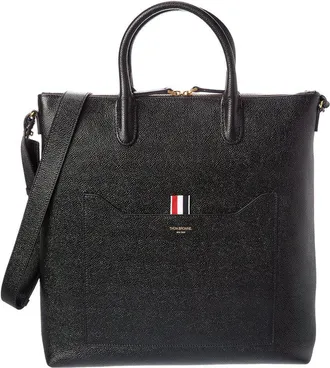 Thom Browne Leather Tote
