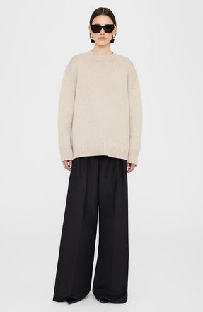 Anine Bing Rosie Sweater in Oatmeal at Nordstrom, Size Medium