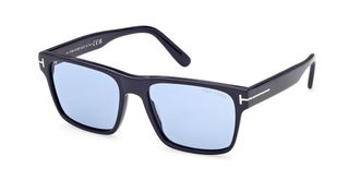 Tom Ford FT1205 CALDER 90V Mens Sunglasses Blue Size 55