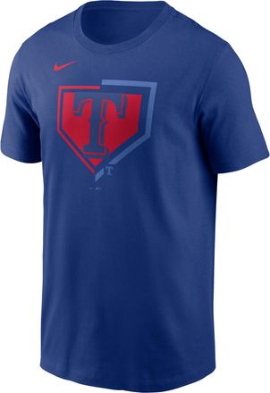 Nike Texas Rangers Icon Nike Mens MLB T-Shirt in Blue | N1994EWTER-1E5