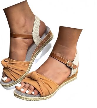 Generic Espadrilles Womens Wedges Orthopedic Sandals Orthopedic Sandals for Women Comfortable Platform Espadrille Shoes Dressy Summer Open Toe Ankle Strap Low