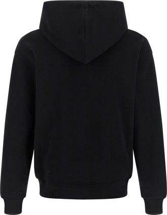 Moschino Goose-Print Cotton Sweatshirt - Black