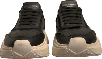 Dolce & Gabbana Black White Daymaster Low Top Sneakers Womens Shoes (Pre-Owned)