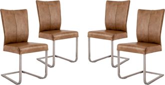 Schubiger M&ouml;bel Freischwinger - Set a 4Stk. Roberta