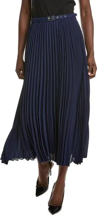 Anne Klein Pleated Maxi Skirt