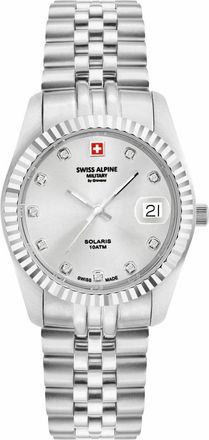 Swiss Alpine Military Solaris - Dames - Accessoires - Grijs - Maat: ONE Size Leer
