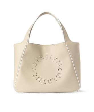 Stella McCartney Off White Logo Large Tote