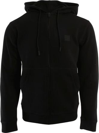 HUGO BOSS Hombre, Sudaderas, Negro, Talla: L