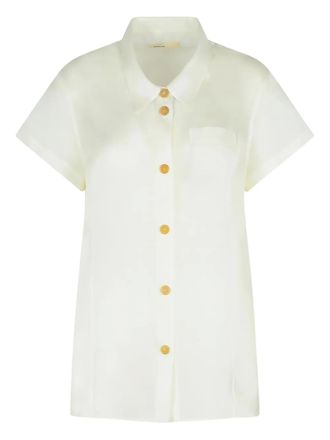 Khaite Keefe blouse met puntige kraag - Wit