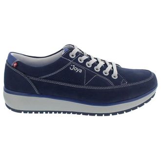 Joya Vancouver Nubuck Womens Lace up Trainers - Dark Blue - Size:UK 7.5