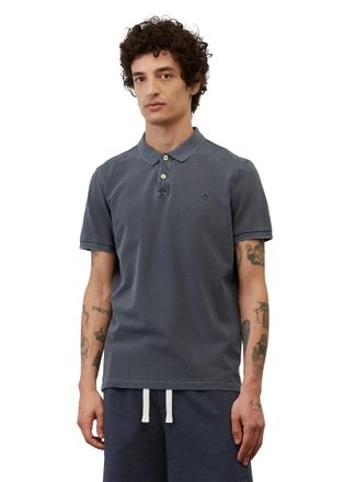 Marc O'Polo Poloshirt MARC OPOLO, Herren, Gr. XXXL (58), blau (marine), Piqu&eacute;, Obermaterial: 100% Baumwolle, regular fit h&uuml;ftlang, Flachstrickb&uuml;ndchen, Shirts Pol