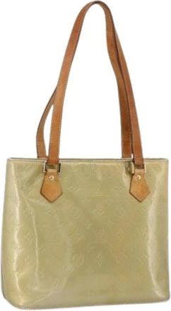 Louis Vuitton Pre-owned Tote Bags, female, Beige, Size: ONE SIZE Pre-owned Vintage Patent Leather Hand Bag