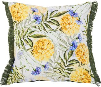 done. Dekokissen »Fringe Corn Flowers« bedruckt, Reissverschluss, Kissenhüle ohne Füllung, 1 Stück