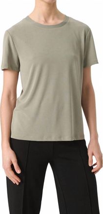 Soaked In Luxury Columbine Short Sleeve T-Shirt In Grey