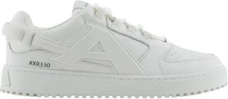 Emporio Armani Sneakers Wit - Heren - Sneakers - Wit - 40 EU - Leer - Schoenen