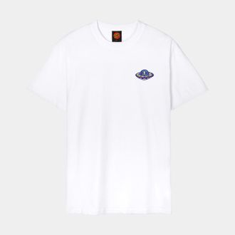 Santa Cruz T-Shirt SANTA CRUZ WINKOWSKI UFO DOT T-SHIRT, Herren, Gr. S, weiss (wei&szlig;), Obermaterial: 100% Baumwolle, Shirts T-Shirt