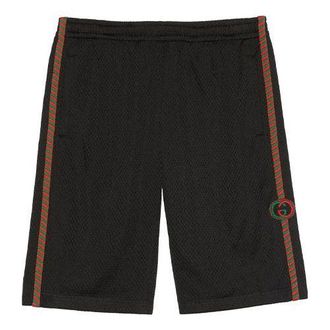 Gucci Mens Gucci Side Mesh Shorts Black 600215-XJB1N-1082