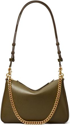 Tory Burch Small Perry Leather Shoulder Bag in Leccio at Nordstrom