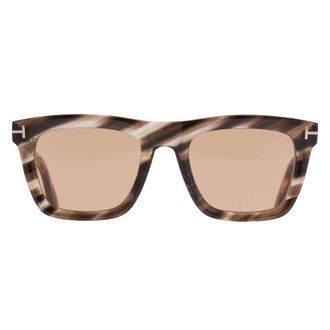 Tom Ford Lelio Brown Square Mens Sunglasses FT1207 56E 52