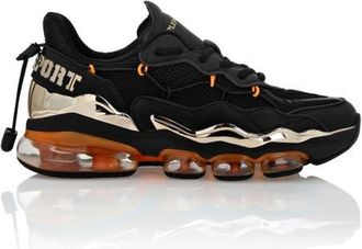 Plein Sport Thunder Force // Gen.x.04 Unisex in Black/orangefluo at Nordstrom, Size 45
