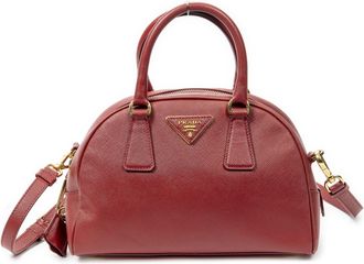 Prada Small Dome Top Handle Handtas