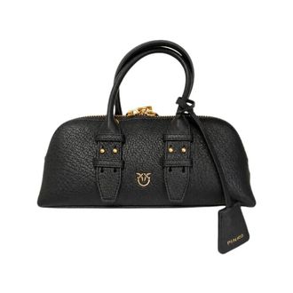 Pinko Pinko, Dames, Tassen, Zwart, Maat: ONE Size Leer
