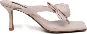 Senso 70mm Electra sandals - women - Satin/Leather/Resin - 35 - White