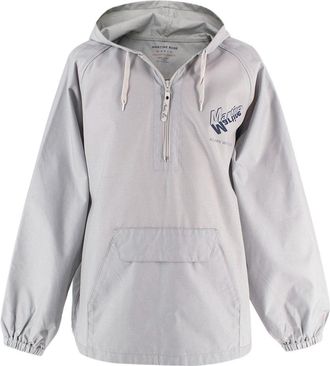 Martine Rose Quarter-Zip Grey Windbreaker Size XS