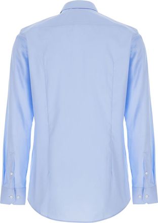 HUGO BOSS Mens Shirt Hank Light Blue Cotton
