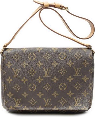 Louis Vuitton Pre-owned Womens Musette Tango Shoulder Bag - Brown - One Size